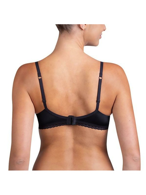 Bellinda Ženski nedrček z nitko - črn