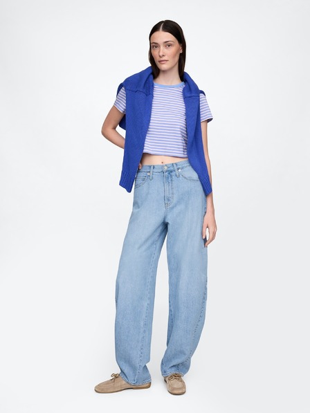 GAP Jeans hlače High Rise Barrel UltraSoft GAP