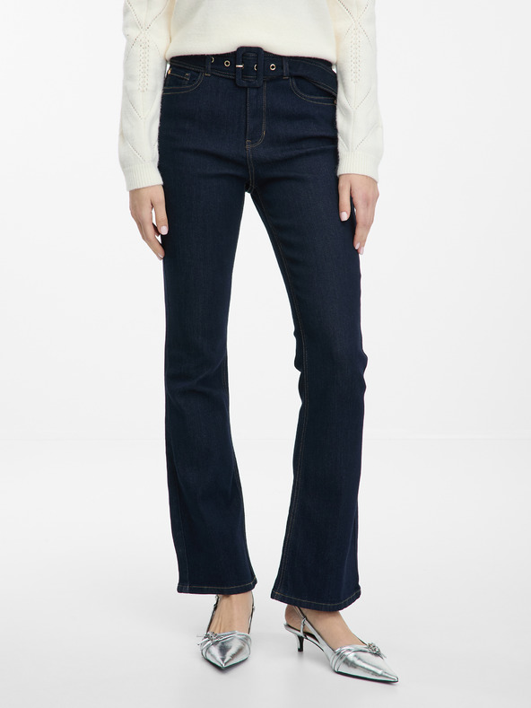 Orsay Temno modre ženske kavbojke ORSAY