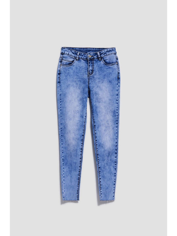 Moodo Ženske jeans hlače Moodo – temno modre