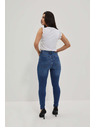Moodo Ženske jeans hlače Moodo – temno modre