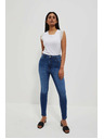 Moodo Ženske jeans hlače Moodo – temno modre