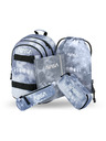 BAAGL  BAAGL 5 SET Skate NASA Grey: nahrbtnik, peresnica, etui, vrečka, mape