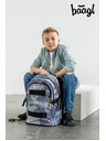 BAAGL  BAAGL 5 SET Skate NASA Grey: nahrbtnik, peresnica, etui, vrečka, mape