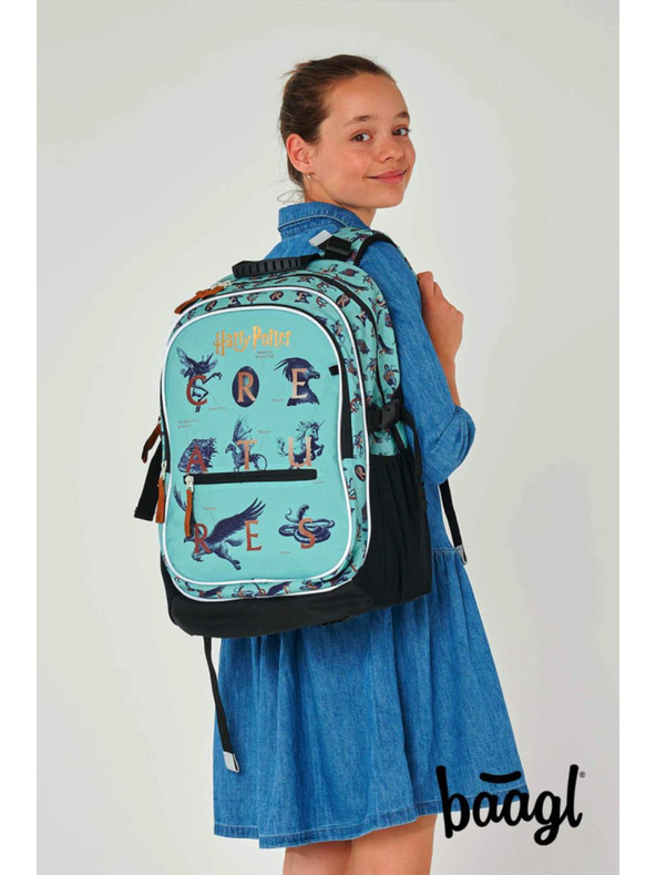 BAAGL  BAAGL 3 SET Core Harry Potter Fantastične živali: nahrbtnik, peresnica, vrečka