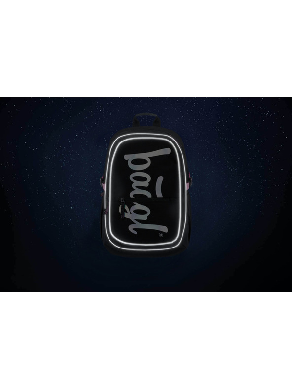 BAAGL  BAAGL Šolski nahrbtnik Core Metalik Holo