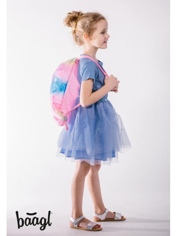 BAAGL  BAAGL Vrečka z žepom Rainbow Unicorn