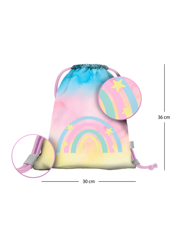 BAAGL  BAAGL Predšolska vrečka Rainbow