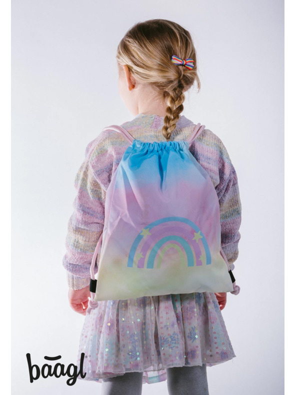 BAAGL  BAAGL Predšolska vrečka Rainbow