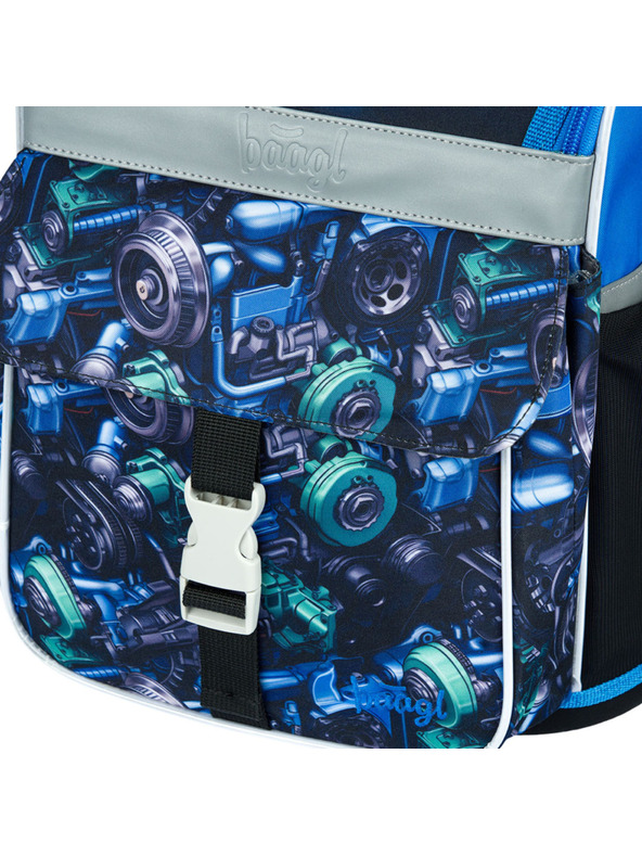 BAAGL  BAAGL Šolska torba Zippy Dirkaški avto