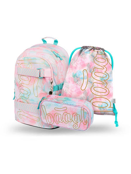 BAAGL  BAAGL 3 SET Skate Sunset: nahrbtnik, peresnica, vrečka