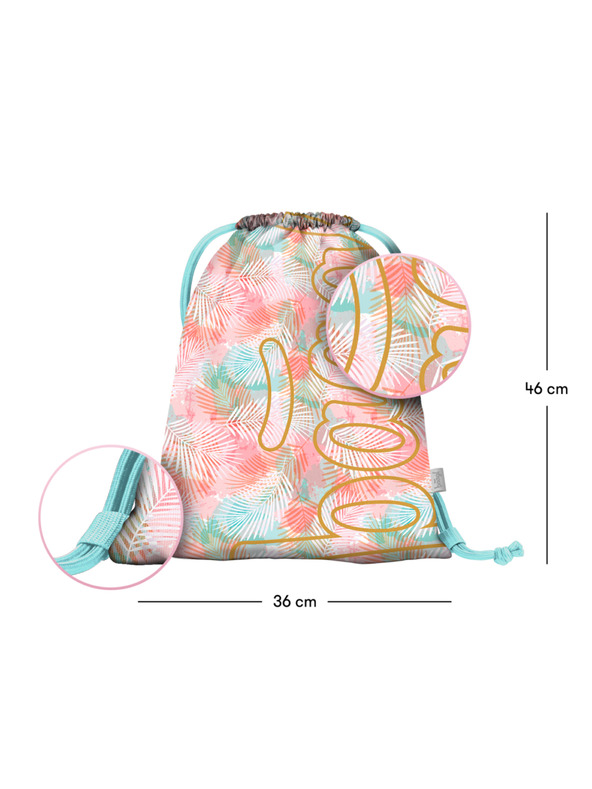 BAAGL  BAAGL 3 SET Skate Sunset: nahrbtnik, peresnica, vrečka