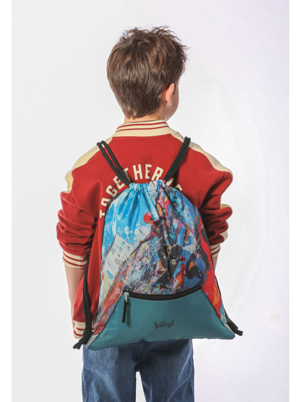 BAAGL  BAAGL SET 3 Zippy Skatepark: torba, peresnica, vrečka