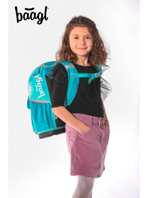 BAAGL  BAAGL SET 3 Zippy Delfin: torba, peresnica, vrečka