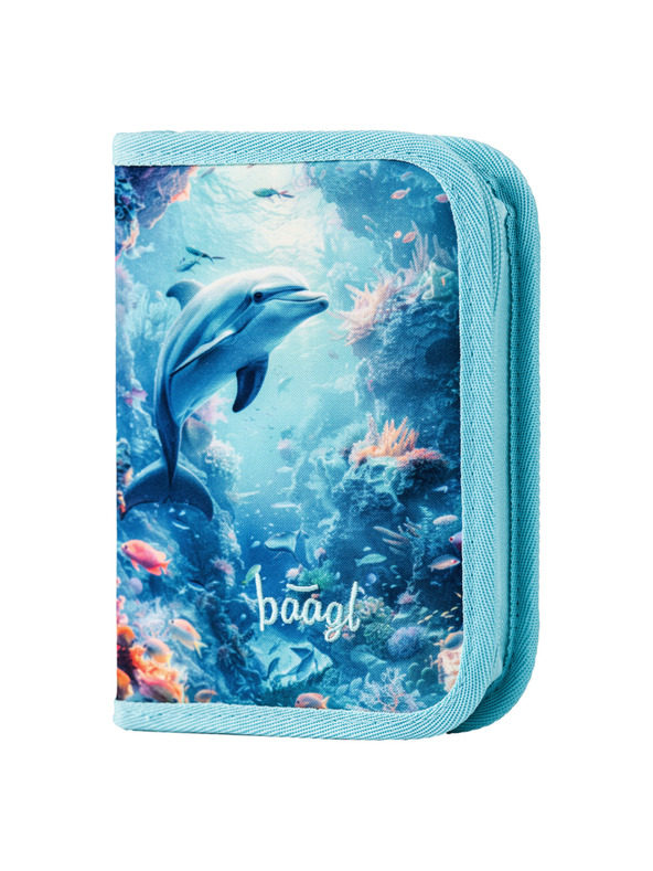 BAAGL  BAAGL SET 3 Zippy Delfin: torba, peresnica, vrečka