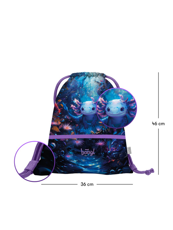 BAAGL  BAAGL Vrečka Aksolotl