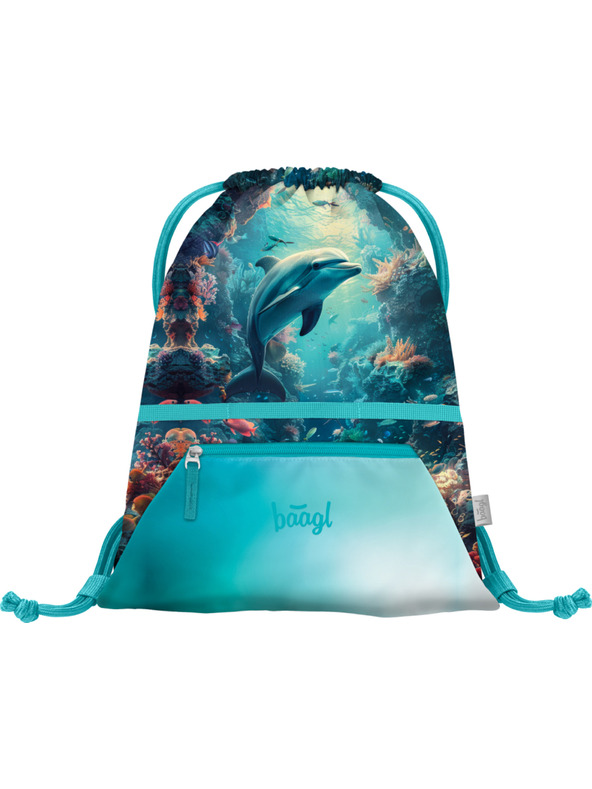 BAAGL  BAAGL Vrečka z žepom Delfin