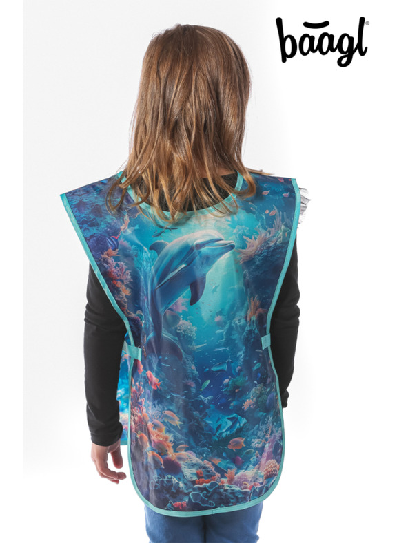 BAAGL  BAAGL Otroški predpasnik Delfin