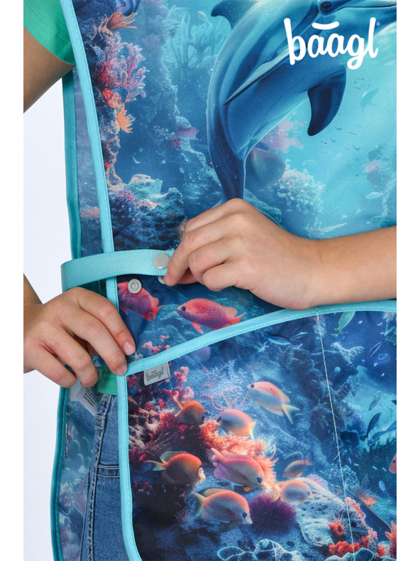 BAAGL  BAAGL Otroški predpasnik Delfin