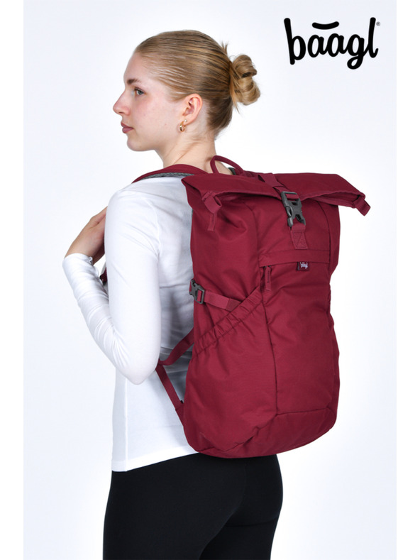 BAAGL  BAAGL Nahrbtnik Roll Burgundy GRS