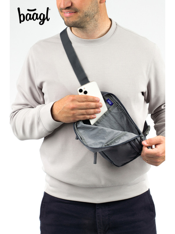 BAAGL  BAAGL Ledvična torbica Go Grey GRS