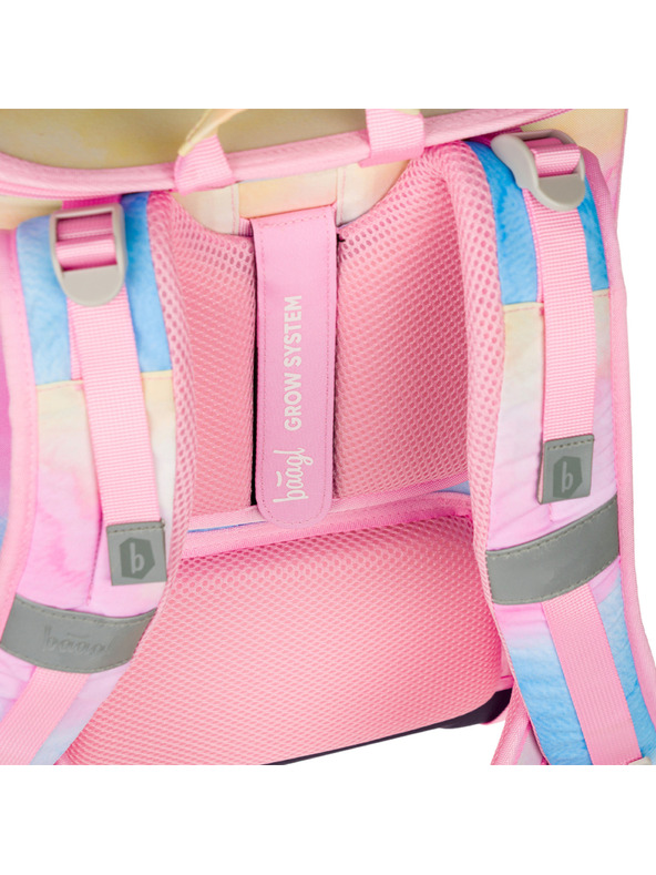 BAAGL  BAAGL Šolska torba Zippy plus Mavričasti samorog