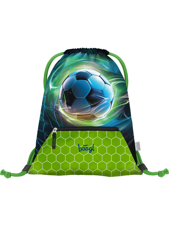 BAAGL  BAAGL SET 3 Zippy plus Nogometna žoga: šolska torba, peresnica, vrečka