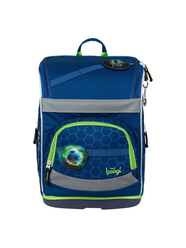 BAAGL  BAAGL SET 3 Zippy plus Nogometna žoga: šolska torba, peresnica, vrečka