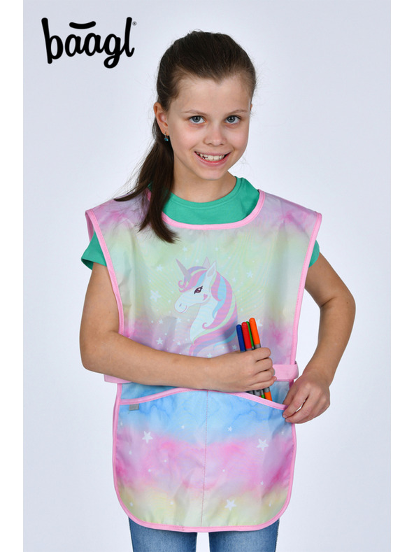 BAAGL  BAAGL Otroški predpasnik Rainbow Unicorn