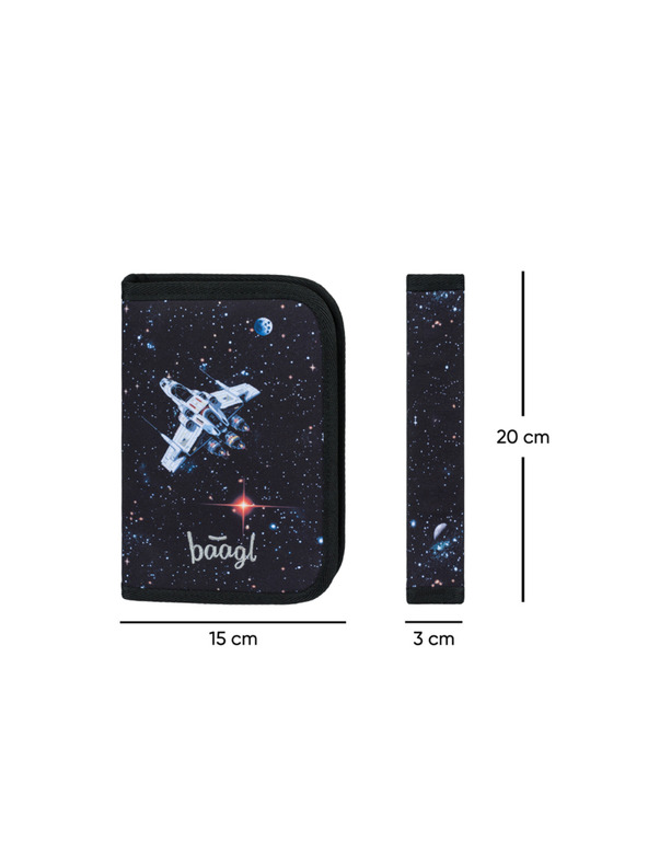 BAAGL  BAAGL Enonadstropna šolska peresnica Pixel Space