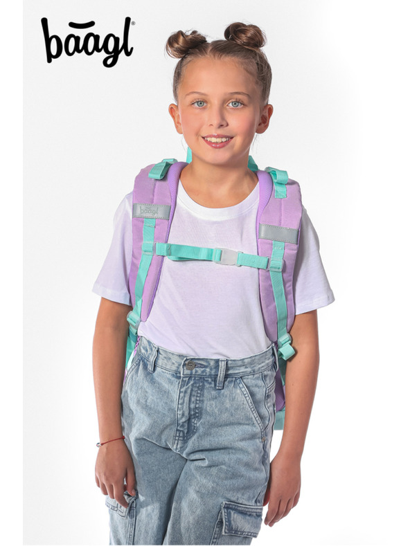 BAAGL  BAAGL Šolski nahrbtnik Cubic Sweet