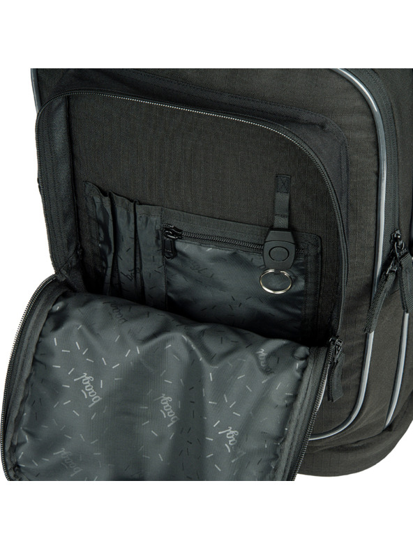 BAAGL  BAAGL Šolski nahrbtnik Cubic Uni Črna