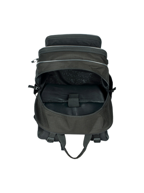 BAAGL  BAAGL SET 3 Cubic Uni črna: nahrbtnik, peresnica, vrečka