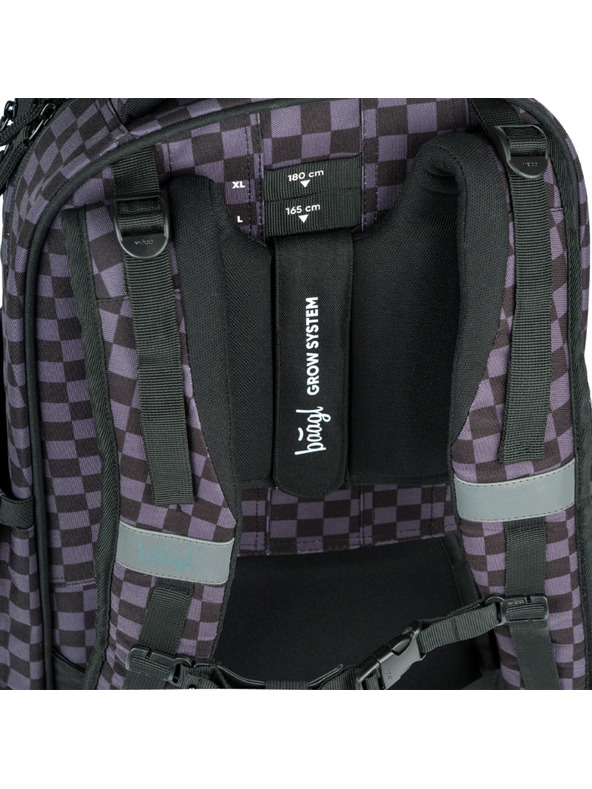 BAAGL  BAAGL Šolski nahrbtnik Skate max SKA siva