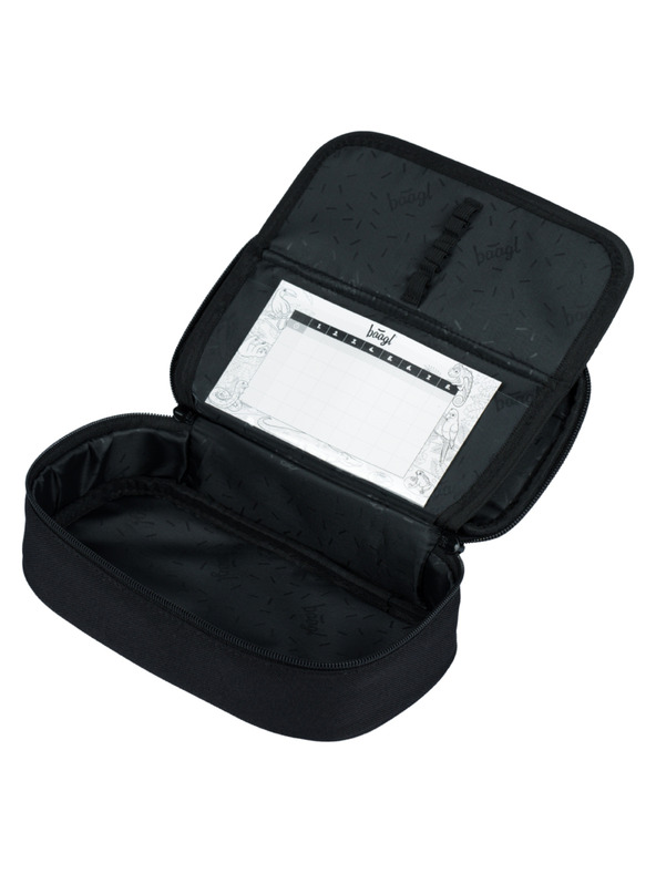 BAAGL  BAAGL SET 3 Skate max Darkness: nahrbtnik, peresnica, vrečka