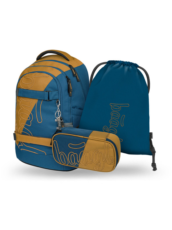 BAAGL  BAAGL SET 3 Skate max Duo: nahrbtnik, peresnica, vrečka