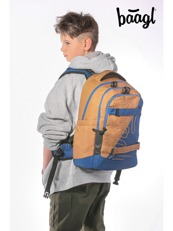 BAAGL  BAAGL SET 3 Skate max Duo: nahrbtnik, peresnica, vrečka