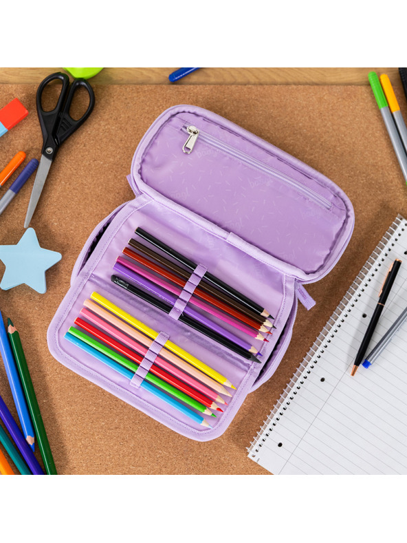 BAAGL  BAAGL Šolska peresnica etue Lavender