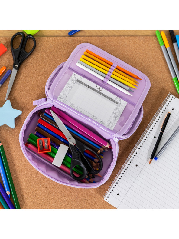 BAAGL  BAAGL Šolska peresnica etue Lavender