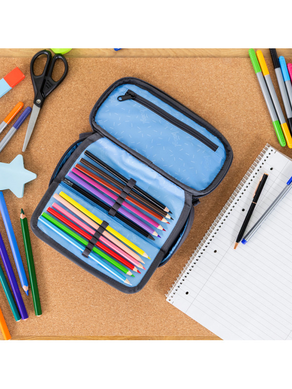 BAAGL  BAAGL Šolska peresnica etue Skate Logo Mix