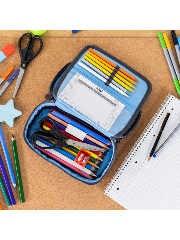 BAAGL  BAAGL Šolska peresnica etue Skate Logo Mix