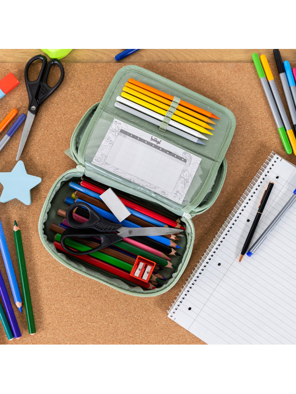 BAAGL  BAAGL Šolska peresnica etue Skate Mentol