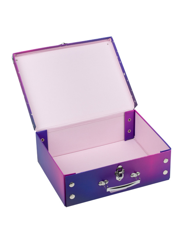 BAAGL  BAAGL Zložljiv šolski kovček Konji Srce s kovinskim okovjem