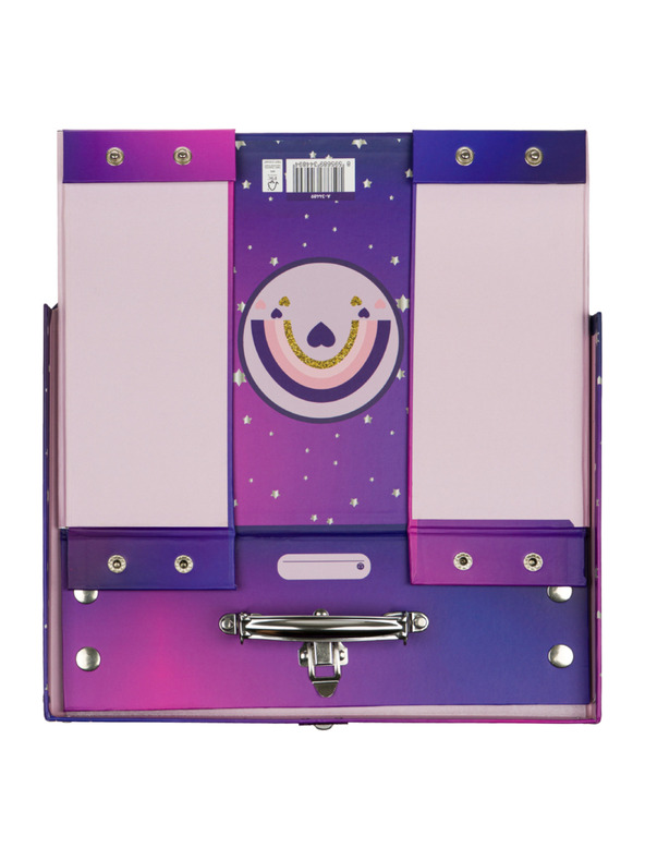 BAAGL  BAAGL Zložljiv šolski kovček Konji Srce s kovinskim okovjem