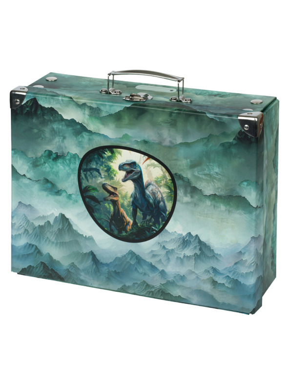 BAAGL  BAAGL Zložljiv šolski kovček Dino s kovinskim okovjem