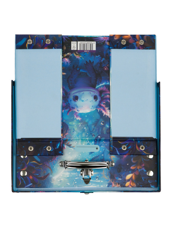 BAAGL  BAAGL Zložljiv šolski kovček Aksolotl s kovinskim okovjem