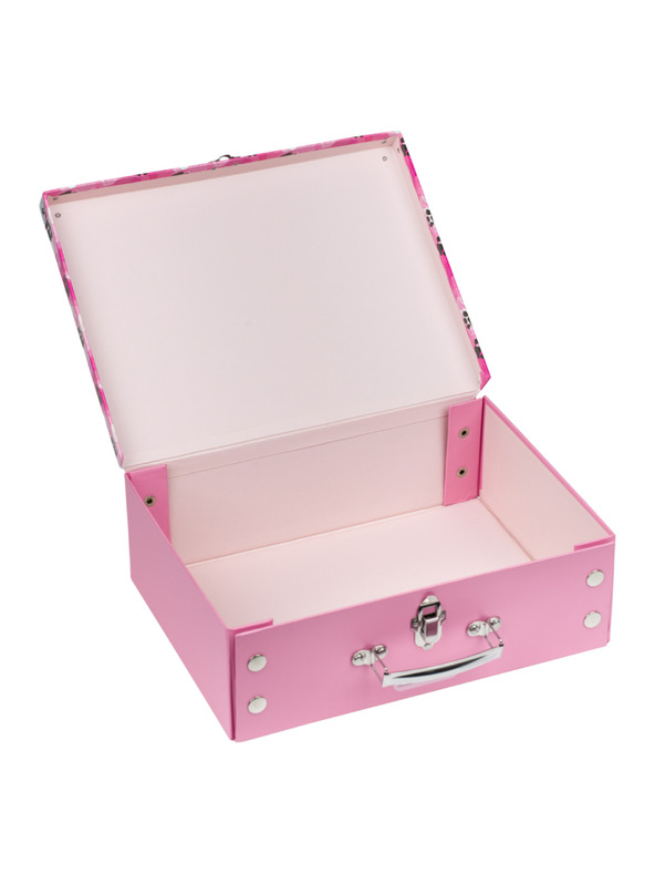 BAAGL  BAAGL Zložljiv šolski kovček Tačke s kovinskim okovjem