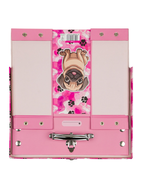 BAAGL  BAAGL Zložljiv šolski kovček Tačke s kovinskim okovjem