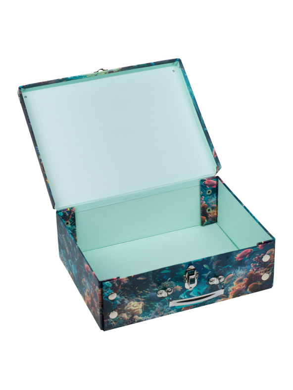 BAAGL  BAAGL Zložljiv šolski kovček Delfin s kovinskim okovjem