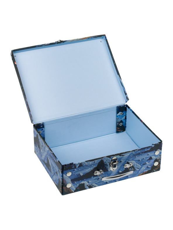 BAAGL  BAAGL Zložljiv šolski kovček Pixel Space z kovinskim okovjem